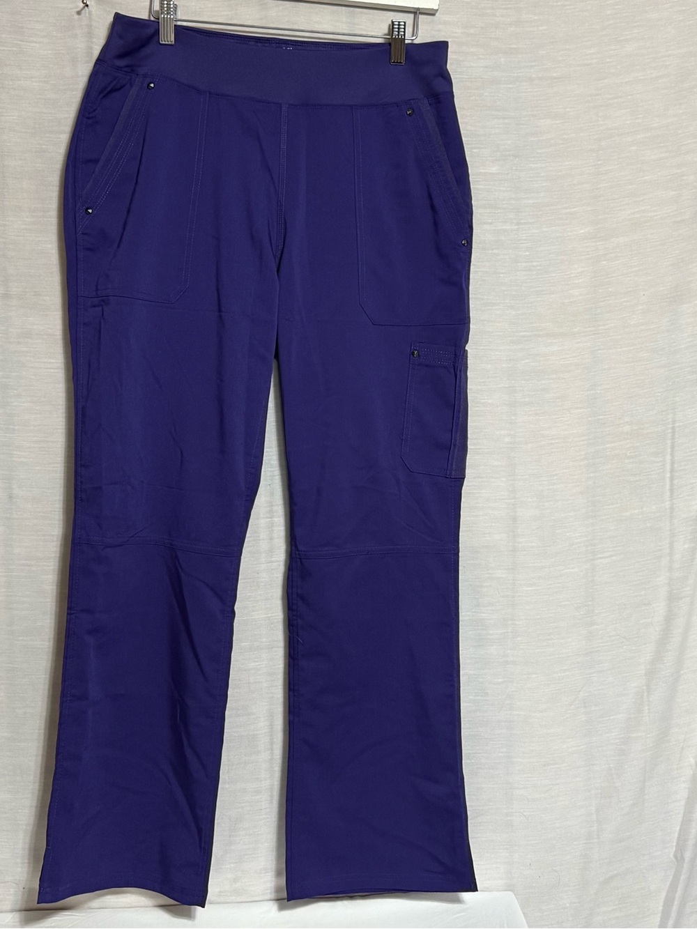 NWOT Healing Hands Purple Label Yoga Scrub Pants Purple Medium